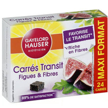 Charger l'image dans la galerie, Gayelord Hauser Carres de Transit Figues et Fibres Diététique 12 Carrés - lot de 2