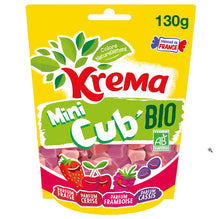 Charger l'image dans la galerie, Krema Bonbon Mini Cub Bio Fruits Jaune ou Rouge selon la disponibilité - lot de 3