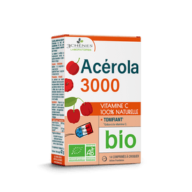 Les 3 Chênes Bio Acerola Bio 3000 mg 21 comprimés