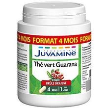 Charger l'image dans la galerie, Juvamine BRULE GRAISSE - THE VERT GUARANA 1600mg, MAXI FORMAT 120 gélules - Nature Linking