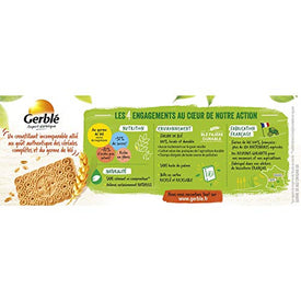 Gerblé Vitalité Biscuits Complets au Germe de Blé - lot de 5