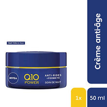 Charger l'image dans la galerie, NIVEA Q10 Power Soin de Nuit Anti-Rides +Fermeté (1x50ml), crème anti-âge enrichie en Q10 &amp; 10X plus de créatine, crème hydratante, soin visage femme régénérant - Nature Linking