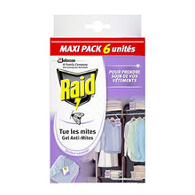 Charger l'image dans la galerie, Raid Gel Anti-Mites, Senteur Lavande, Maxi Pack de 6 - Nature Linking