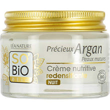 Charger l'image dans la galerie, SO'BIO ÉTIC Crème Nutritive Redensifiante Nuit Précieux Argan Peaux Matures - Nature Linking