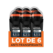 Charger l'image dans la galerie, L'Oréal Men Expert Carbon Protect Ice Fresh Déodorant Bille Homme Anti-Traces 50 ml - Pack de 6 - Nature Linking
