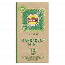 Charger l'image dans la galerie, Lipton Thé Vert Marrakech Mint 10 Capsules - lot de 4