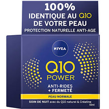 Charger l'image dans la galerie, NIVEA Q10 Power Soin de Nuit Anti-Rides +Fermeté (1x50ml), crème anti-âge enrichie en Q10 &amp; 10X plus de créatine, crème hydratante, soin visage femme régénérant - Nature Linking