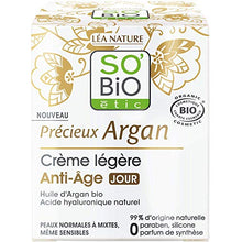 Charger l'image dans la galerie, So'Bio Étic Crème Légère de jour à l'argan - Le pot de 50ml - Nature Linking