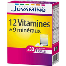 Charger l'image dans la galerie, Juvamine 12 Vitamines &amp; 9 Minéraux 30 Comprimés à Avaler - Nature Linking