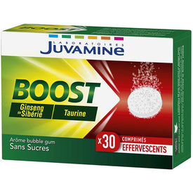 Juvamine - BOOST Ginseng Taurine, 30 Comprimés Effervescents - Nature Linking