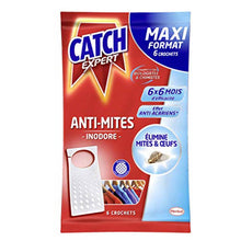 Charger l'image dans la galerie, CATCH Inodore Set de 6 Crochets Anti-mites Maxi Format