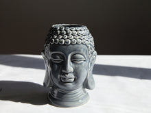Charger l'image dans la galerie, Cache-pot tête de bouddha en céramique couleur bleu- hauteur 20CM