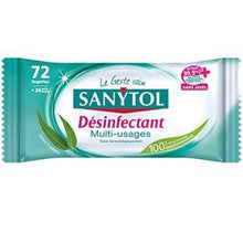 Charger l'image dans la galerie, Sanytol Lingettes Multi-Usages Désinfectantes 72 lingettes - lot de 6