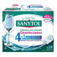 Charger l'image dans la galerie, Sanytol Tablette Désinfectante Lave-Vaisselle 24 Tablettes - lot de 3