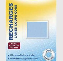Charger l'image dans la galerie, Recharge Lames Pour Coupe Cors - 10 Lames - Marque allemand compatible Scholl