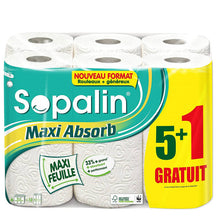 Charger l'image dans la galerie, Sopalin Essuie-Tout Maxi Absorb 6 Rouleaux